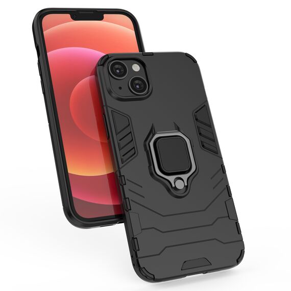 Ring Armor case for iPhone 14 armored cover magnetic holder ring black - Apple Cases - Cases - Techbox