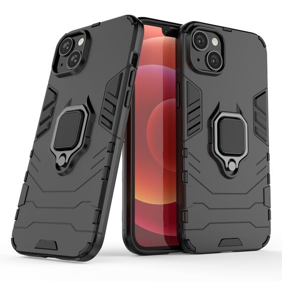 Ring Armor case for iPhone 14 Pro armored cover magnetic holder ring black | Techbox