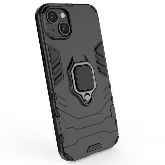 Ring Armor case for iPhone 14 Pro armored cover magnetic holder ring black | Techbox
