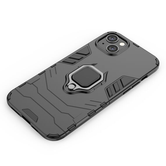 Ring Armor case for iPhone 14 Pro armored cover magnetic holder ring black | Techbox