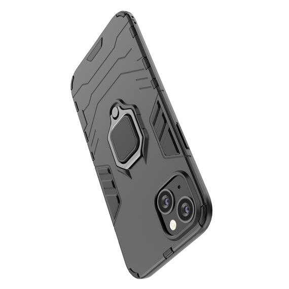 Ring Armor case for iPhone 14 Pro armored cover magnetic holder ring black | Techbox