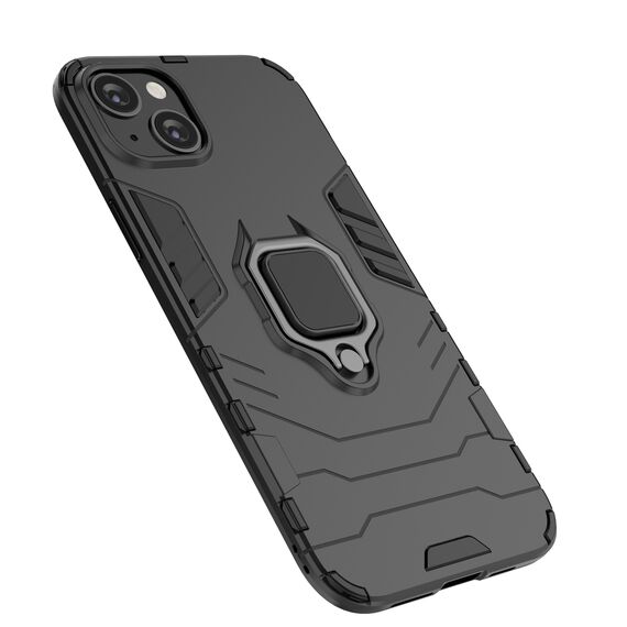 Ring Armor case for iPhone 14 Pro armored cover magnetic holder ring black | Techbox