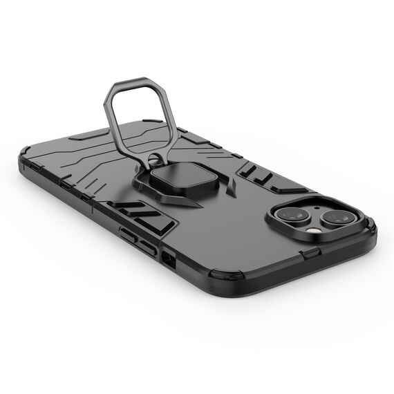 Ring Armor case for iPhone 14 Pro Max armored cover magnetic holder ring black - Apple Cases - Cases - Techbox