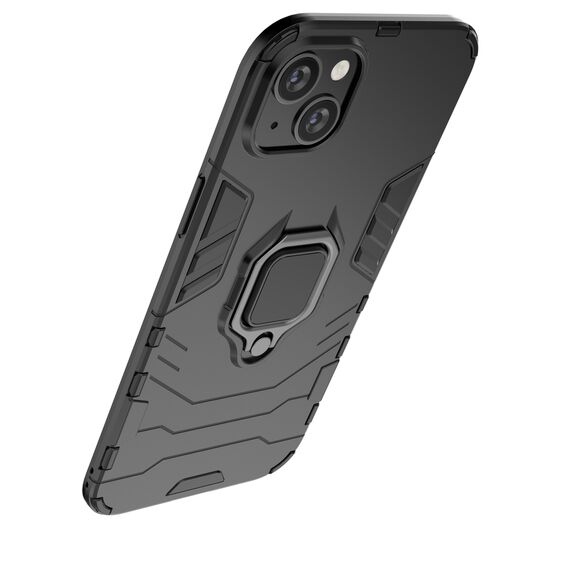 Ring Armor case for iPhone 14 Pro Max armored cover magnetic holder ring black - Apple Cases - Cases - Techbox