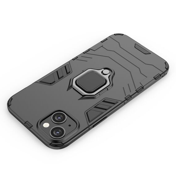 Ring Armor case for iPhone 14 Pro Max armored cover magnetic holder ring black - Apple Cases - Cases - Techbox