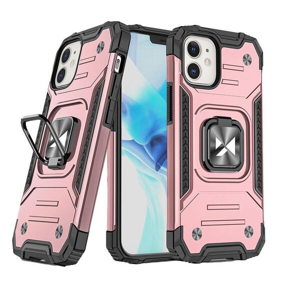 Wozinsky Ring Armor case for iPhone 14 armored cover magnetic holder gold ring - Apple Cases - Cases - Techbox