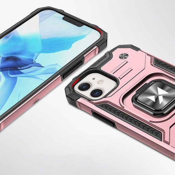 Wozinsky Ring Armor case for iPhone 14 Plus armored cover magnetic holder gold ring - Apple Cases - Cases - Techbox