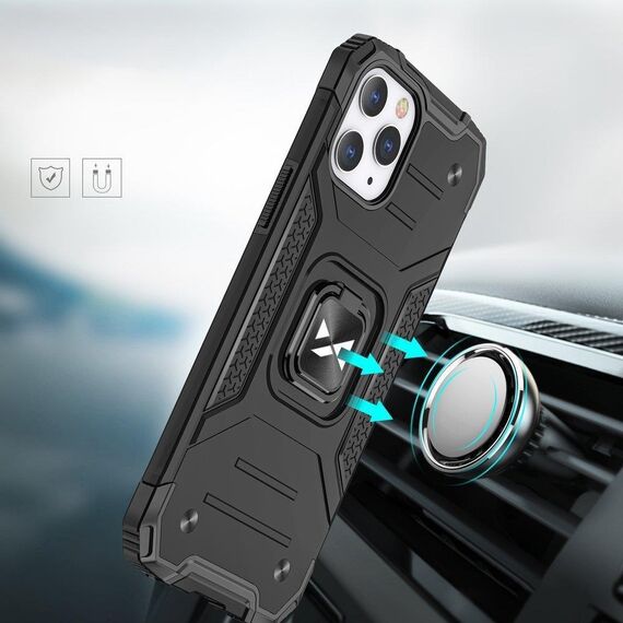 Wozinsky Ring Armor case for iPhone 14 Pro armored cover magnetic holder gold ring - Apple Cases - Cases - Techbox