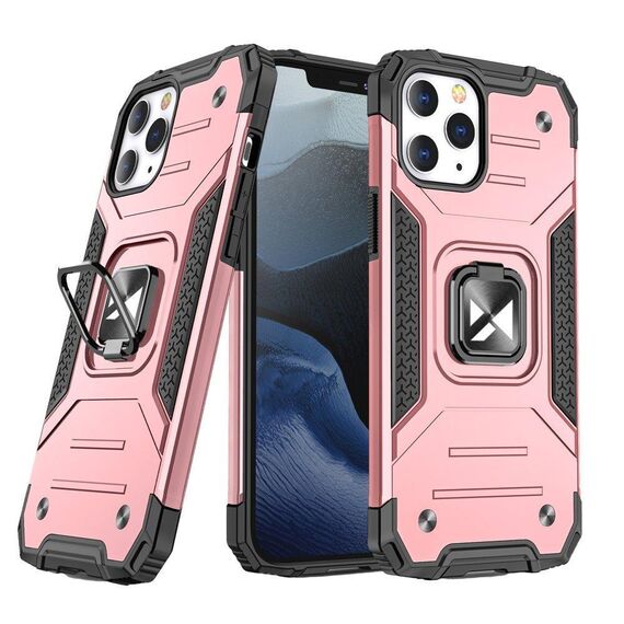 Wozinsky Ring Armor case for iPhone 14 Pro Max armored cover magnetic holder gold ring | Techbox
