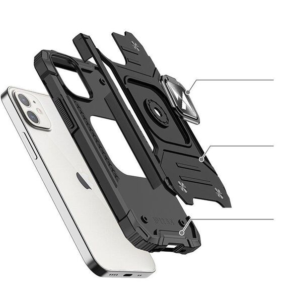 Wozinsky Ring Armor IPHONE 14 MAX Black | Techbox