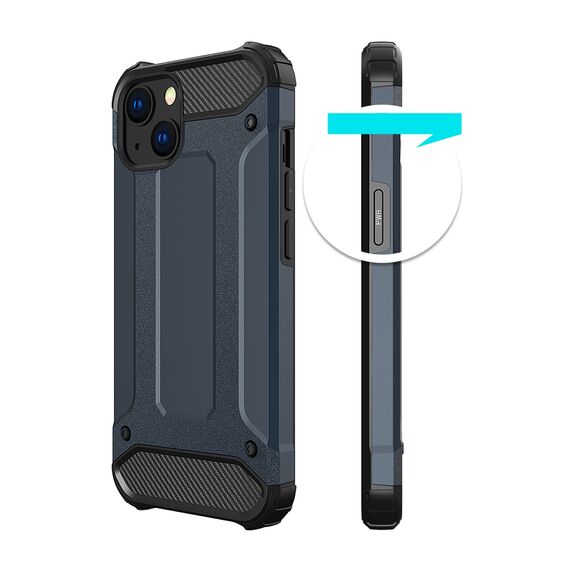 Hybrid Armor case for iPhone 14 Plus armored hybrid cover blue - Apple Cases - Cases - Techbox