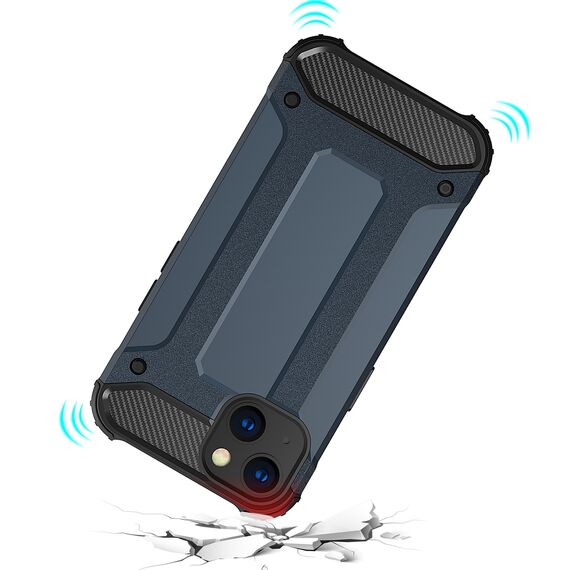 Hybrid Armor case for iPhone 14 Plus armored hybrid cover blue - Apple Cases - Cases - Techbox