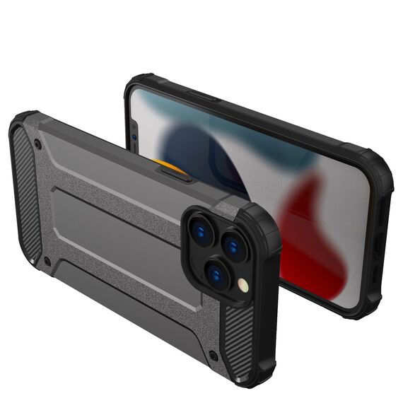 Hybrid Armor case for iPhone 14 Pro armored hybrid cover blue | Techbox