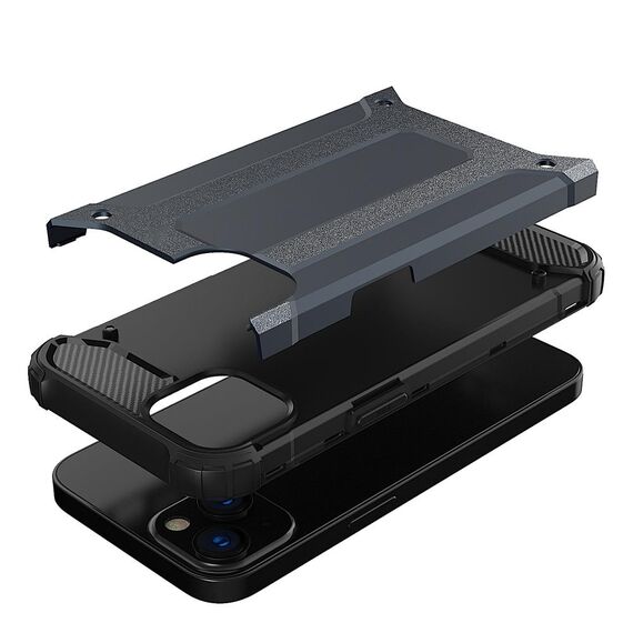 Hybrid Armor case iPhone 14 Plus armored hybrid case black | Techbox