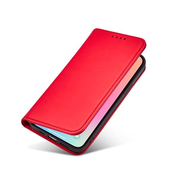 Magnet Card Case case for iPhone 14 Pro flip cover wallet stand red | Techbox