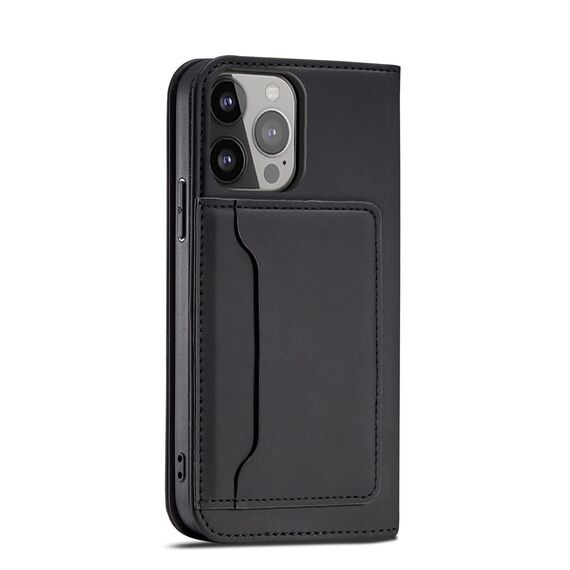 Magnet Card Case case for iPhone 14 Pro Max flip cover wallet stand black - Apple Cases - Cases - Techbox