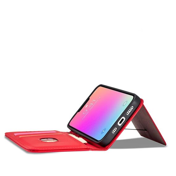 Magnet Card Case case for iPhone 14 Pro Max flip cover wallet stand red - Apple Cases - Cases - Techbox