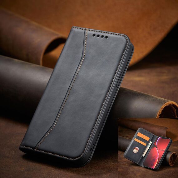 Magnet Fancy Case case for iPhone 14 flip cover wallet stand black | Techbox