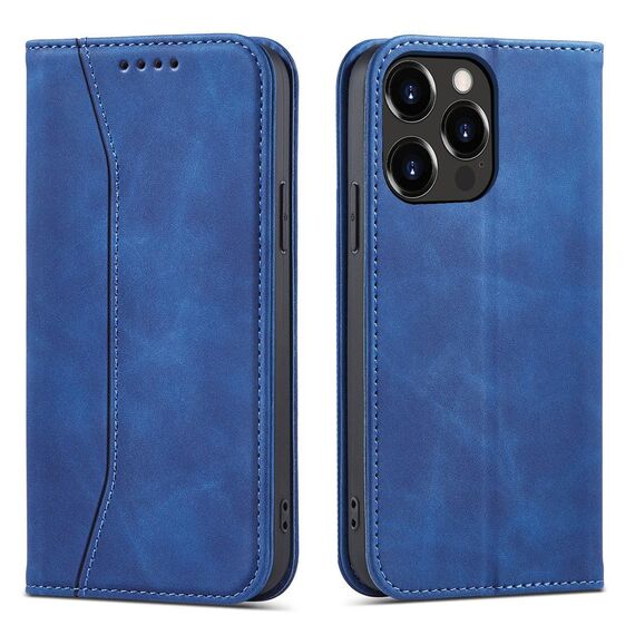 Magnet Fancy Case case for iPhone 14 flip cover wallet stand blue - Apple Cases - Cases - Techbox