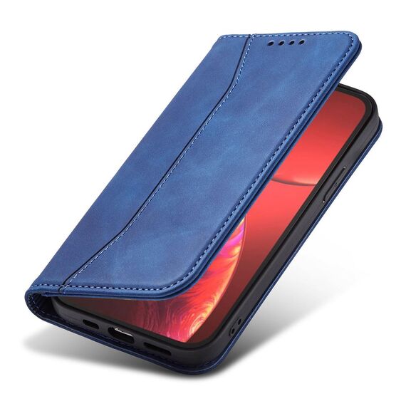 Magnet Fancy Case case for iPhone 14 flip cover wallet stand blue - Apple Cases - Cases - Techbox