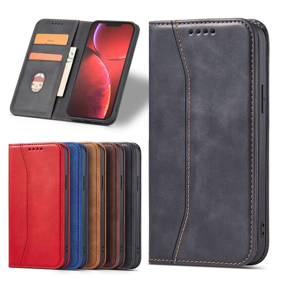 Magnet Fancy Case case for iPhone 14 Pro flip cover wallet stand black | Techbox