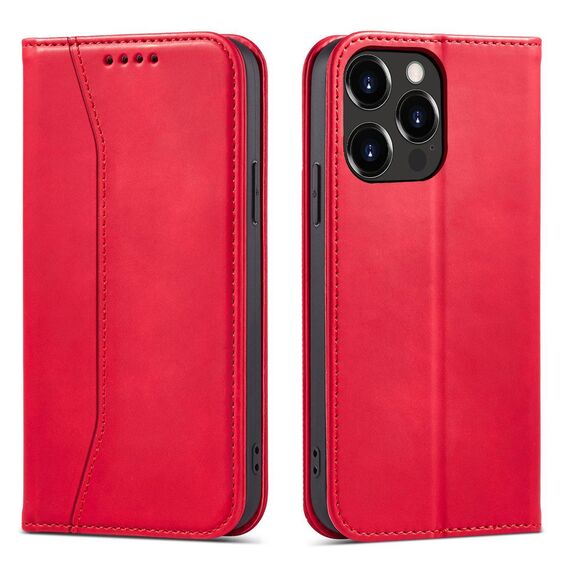 Magnet Fancy Case case for iPhone 14 Pro Max flip cover wallet stand red | Techbox