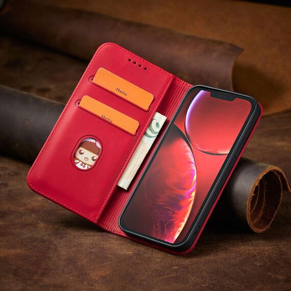 Magnet Fancy Case case for iPhone 14 Pro Max flip cover wallet stand red | Techbox