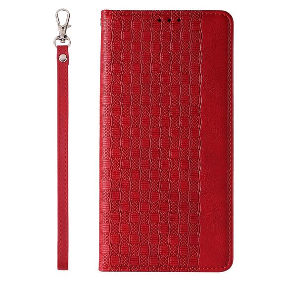 Magnet Strap Case Case for iPhone 14 Pro Max Flip Wallet Mini Lanyard Stand Red - Apple Cases - Cases - Techbox