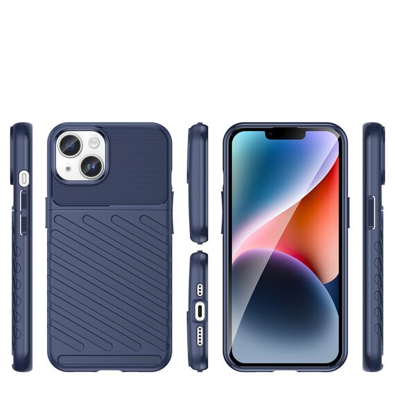 Thunder Case iPhone 14 Plus blue armored case | Techbox