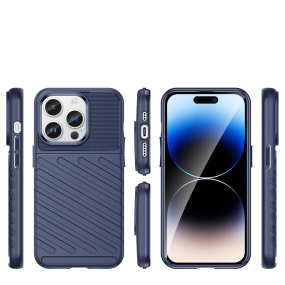 Thunder Case iPhone 14 Pro blue armored case | Techbox