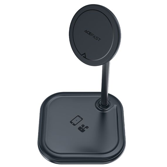Acefast 15W Qi Wireless Charger for iPhone (with MagSafe) and Apple AirPods Stand Holder Magnetic Holder Gray (E6 gray) - Wireless Chargers - Smartphone Chargers - Techbox