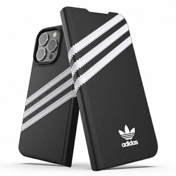 Adidas OR Booklet Case PU iPhone 13 Pro / 13 6,1" czarno biały/black white 47112 - Apple Cases - Cases - Techbox