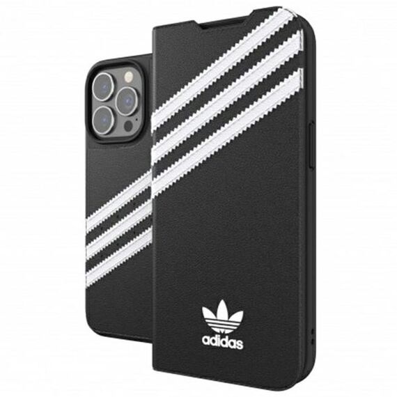 Adidas OR Booklet Case PU iPhone 13 Pro / 13 6,1" czarno biały/black white 47112 - Apple Cases - Cases - Techbox