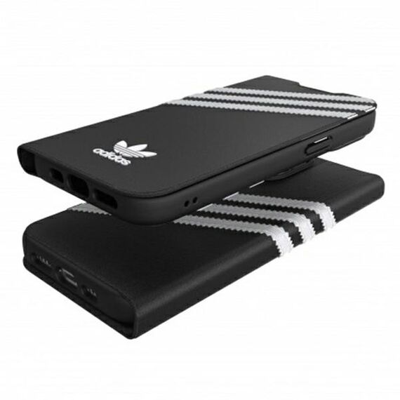 Adidas OR Booklet Case PU iPhone 13 Pro / 13 6,1" czarno biały/black white 47112 - Apple Cases - Cases - Techbox