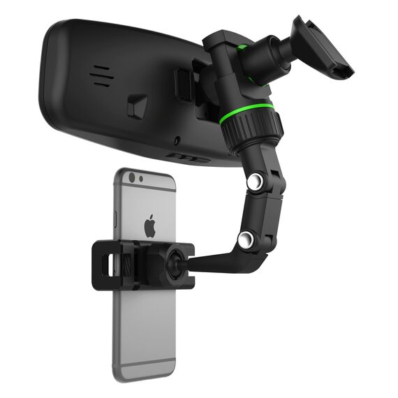 Adjustable car rearview mirror holder for smartphone - Smartphone Holders - Smartphones - Techbox