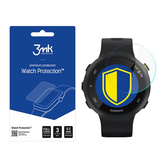 Garmin Forerunner 45 - 3mk Watch Protectionâ„¢ v. FlexibleGlass Lite - Accessories - Smartwatches & Accessories - Techbox