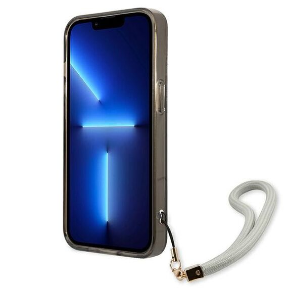 Guess GUHCP13SHTSGSK iPhone 13 mini 5.4" black/black hardcase Translucent Stap | Techbox