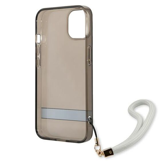 Guess GUHCP13SHTSGSK iPhone 13 mini 5.4" black/black hardcase Translucent Stap | Techbox