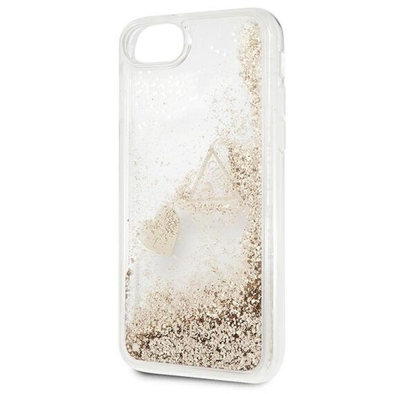 Guess GUOHCI8GLHFLGO iPhone 7/8/SE 2020 /SE 2022 gold/gold hard case Glitter Charms | Techbox