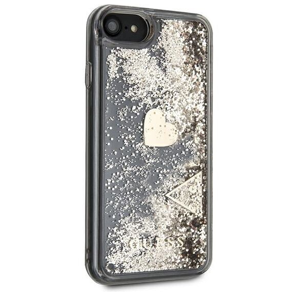 Guess GUOHCI8GLHFLGO iPhone 7/8/SE 2020 /SE 2022 gold/gold hard case Glitter Charms | Techbox
