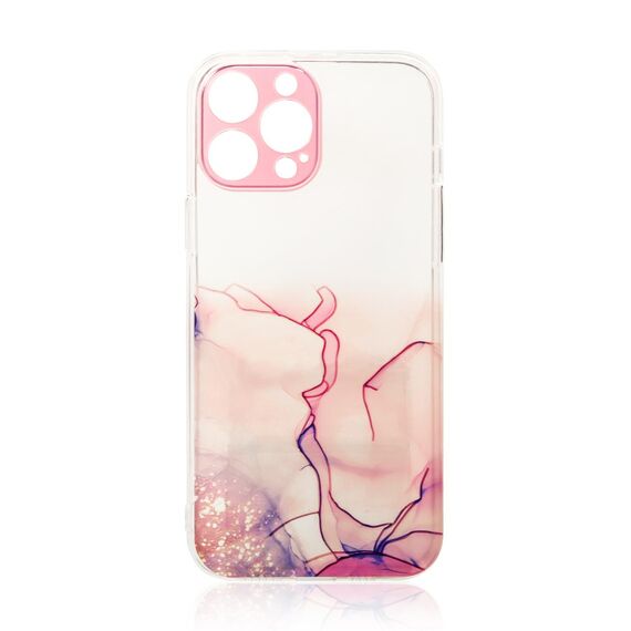 Marble Case for iPhone 12 Pro Gel Cover Marble Pink - Apple Cases - Cases - Techbox