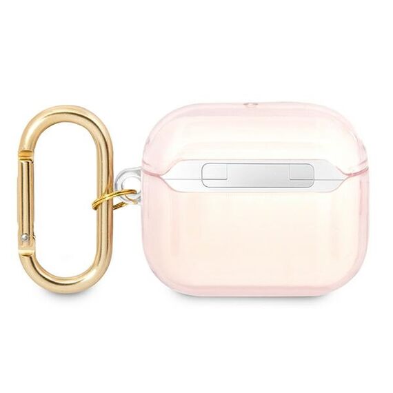 Guess GUA3HHTSP AirPods 3 cover pink/pink Strap Collection | Techbox