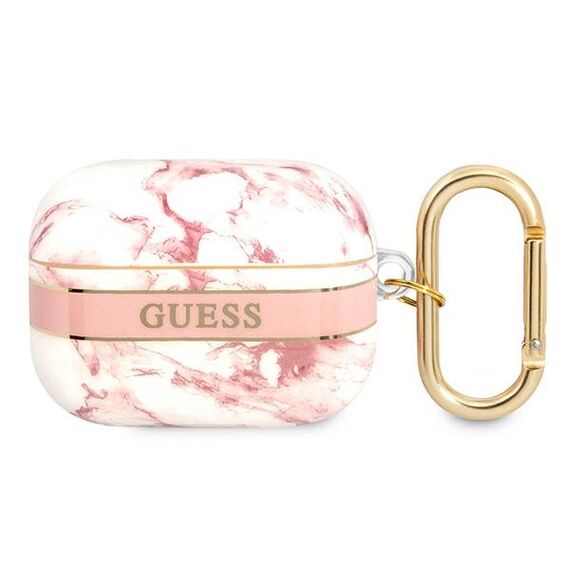 Guess GUAPHCHMAP AirPods Pro cover pink / pink Marble Strap Collection - Smartphone Accessories - Cables & Accessories - Techbox
