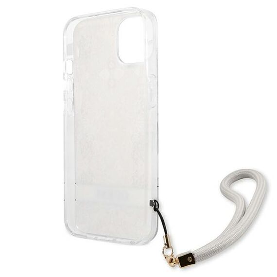 Guess GUHCP13SHFLSD iPhone 13 mini 5.4" gold/gold hardcase Flower Strap | Techbox