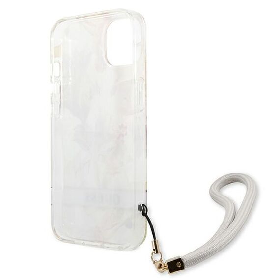 Guess GUHCP13SHFLSU iPhone 13 mini 5.4" purple/purple hardcase Flower Strap | Techbox