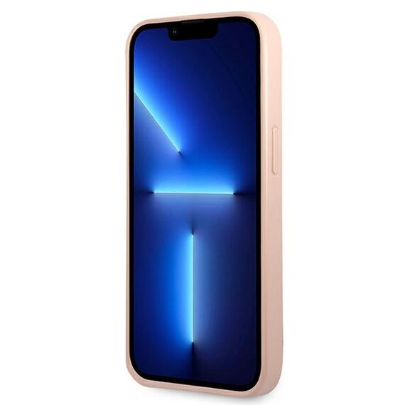 Guess GUHCP13SPSATLP iPhone 13 mini 5,4 "pink / pink hardcase SaffianoTriangle Logo - Apple Cases - Cases - Techbox