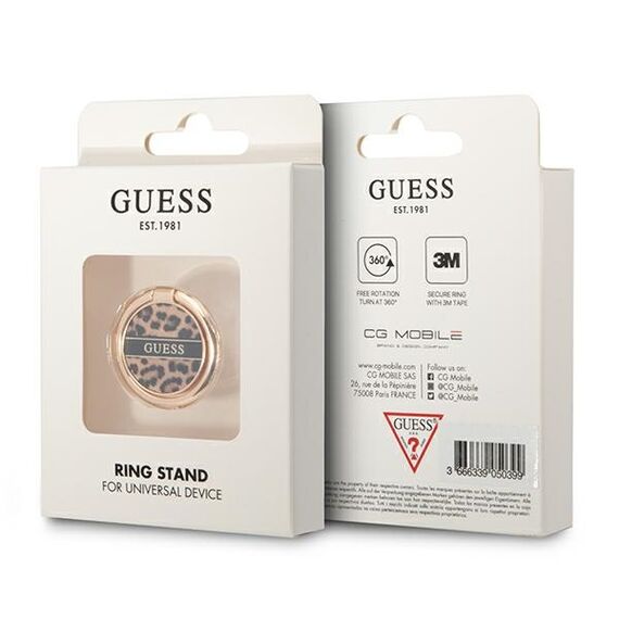 Guess Ring stand GURSHCLEOW brązowy/ brown Leopard - Uncategorized Cases (2) - Cases - Techbox