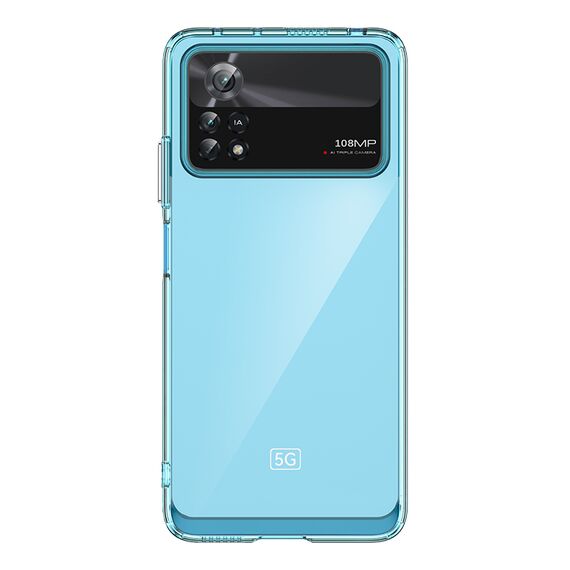 Outer Space Case for Xiaomi Poco X4 Pro 5G cover with a flexible frame blue | Techbox
