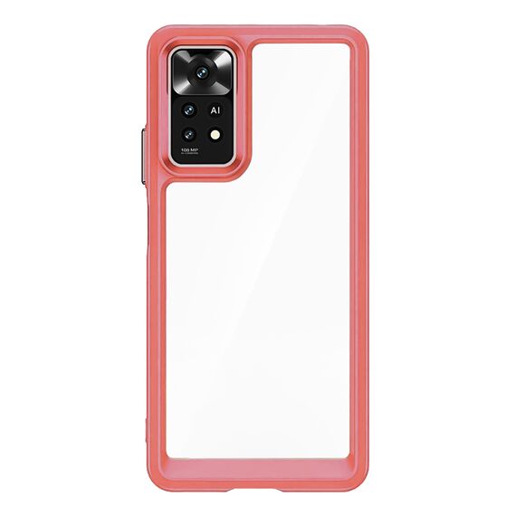 Outer Space Case Xiaomi Poco M4 Pro cover with a flexible frame red - Uncategorized Cases (2) - Cases - Techbox