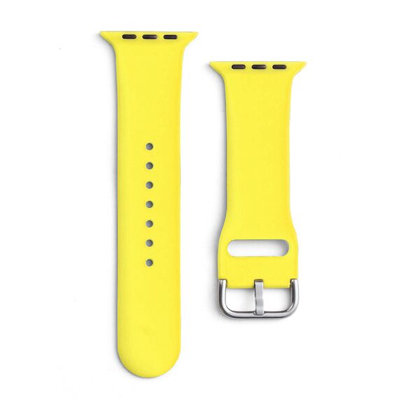 Silicone Strap APS for Apple Watch 38/40/41mm Strap Watch Bracelet - Yellow | Techbox